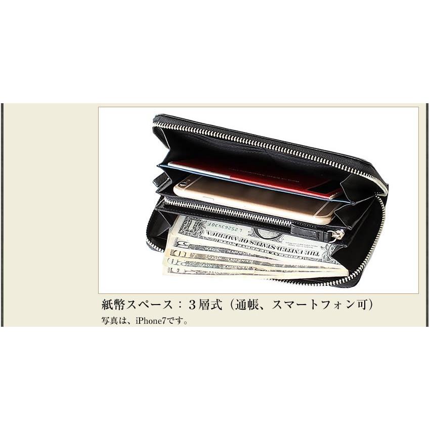 KATHARINE HAMNETT（キャサリンハムネット） 長財布 メンズ ラウンド