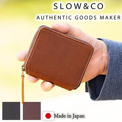 ハービー スロウ 折財布 ラウンドファスナー 二つ折り財布 BOX型小銭 