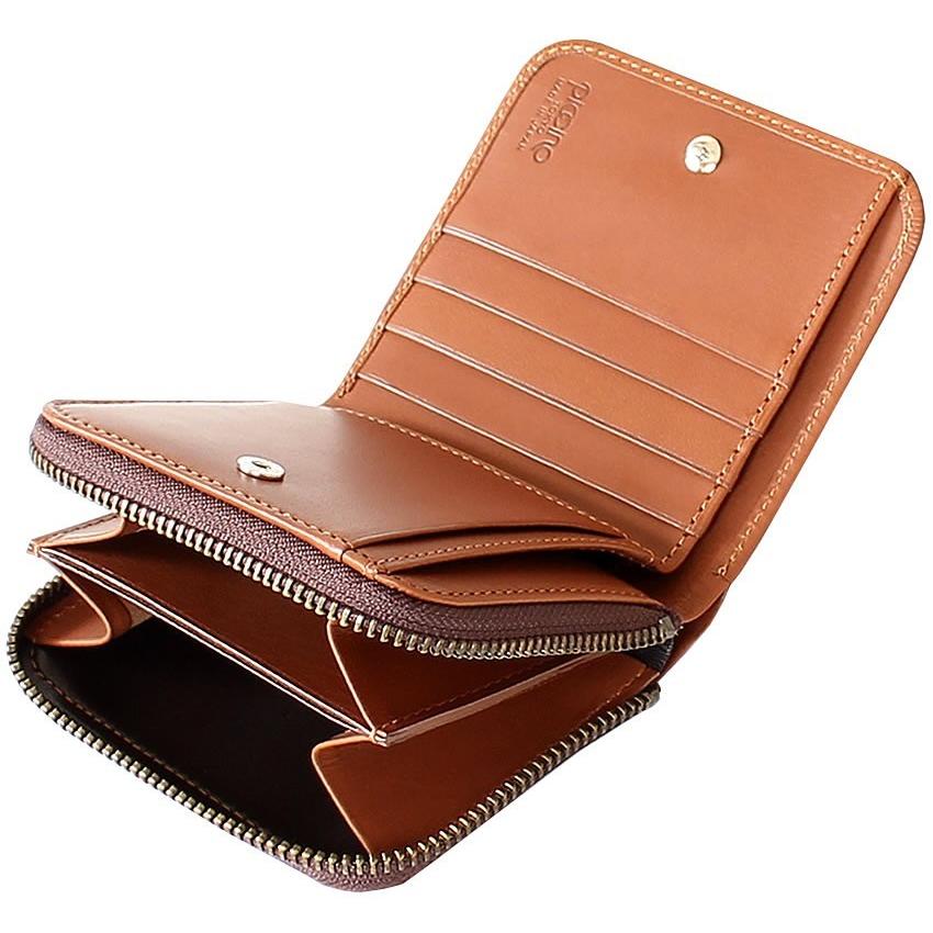 東京ソワール ピッチーノ 折財布 二つ折り財布 本革 小銭入れ有 日本製