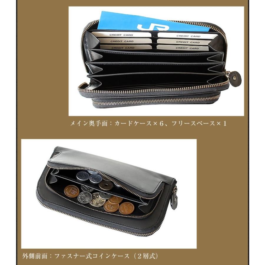 ピッチーノ 長財布 レディース ラウンドファスナー 大容量 本革 日本製 PICCINO バッファローカーフ メンズ 財布 ロング ウォレット