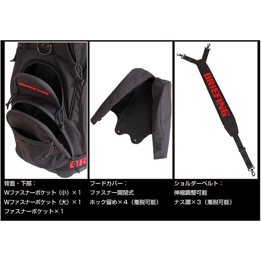 BRIEFING ゴルフバッグ・キャディバッグ 黒 CR5#2 dショッピング |日本正規品 ブリーフィング ゴルフ キャディ