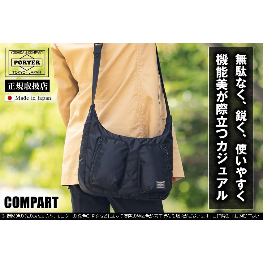 PORTER ポーター コンパート　ウエストバック　ショルダーバック　極美品 PORTER ポーター コンパート ショルダーバッグ 538-16163 吉田カバン