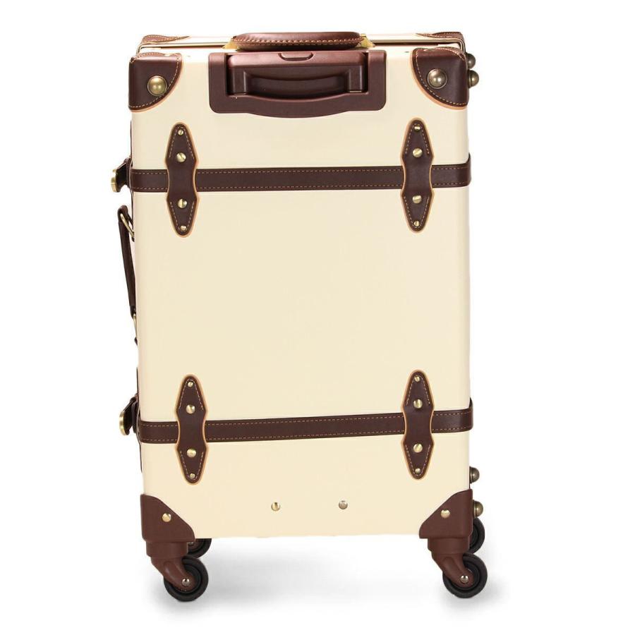 EURASIA 合皮 レトロ クラシカル シングルキャスター トランクキャリー Mサイズ ユーラシアトランク EUR3054-53｜bag-luggage-fujiya｜06