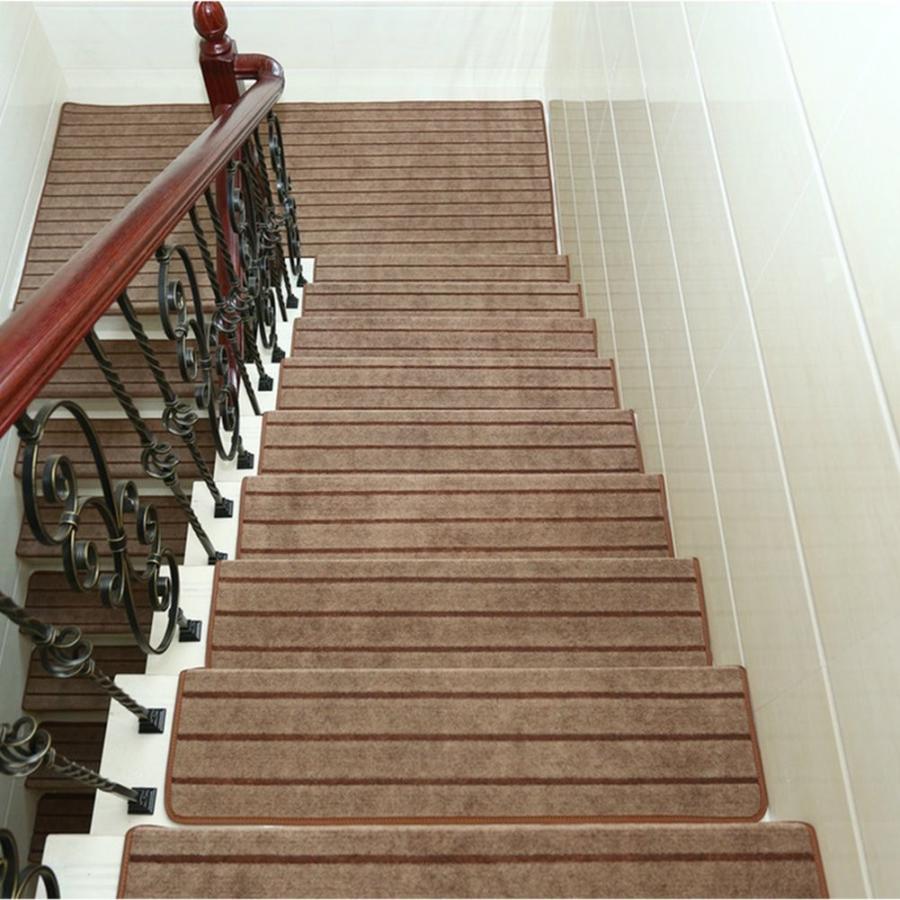 階段マット 階段 滑り止め 滑り止めマット 折り曲げ 防音 カフェ風 モダン調 犬 猫 子供 おしゃれ 15枚セット Kurashi 01 Gracez 通販 Yahoo ショッピング