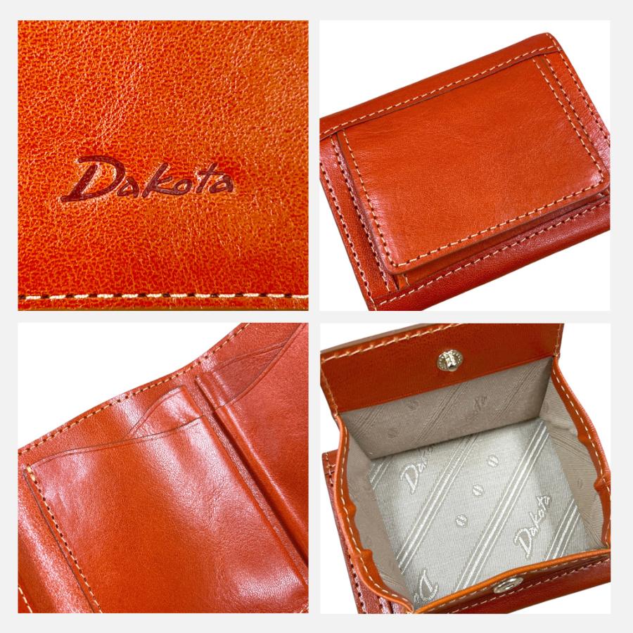 Dakota ダコタ Bambina バンビーナ WALLET 財布 ミニ財布 三つ折り財布 レディース 女性 大人 おしゃれ かわいい 小さい イタリア製牛革 レザー ブランド 0030831 Dakota（ダコタ） Bambina バンビーナ WALLET 財布 ミニ財布 三つ折り