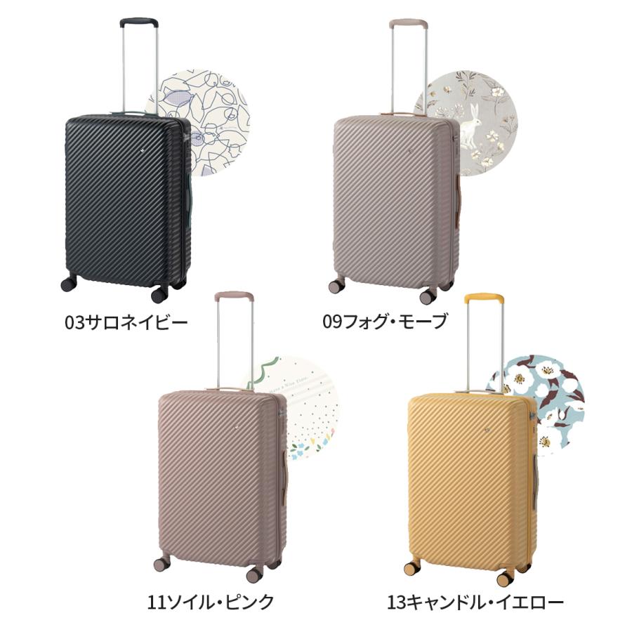【ノベルティ特典】 ハント ココント スーツケース レディース メンズ 05514 HaNT KOKONT キャリーケース ace 3~5泊 58L 旅行 出張 正規品_11