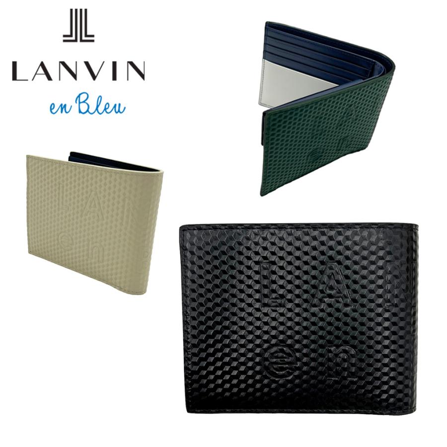 LANVIN en Bleu ランバンオンブルー 二つ折り財布 ウォレット 546603