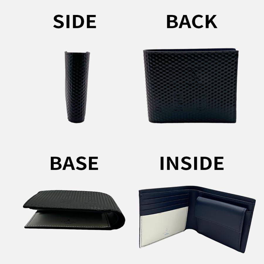 LANVIN en Bleu ランバンオンブルー 二つ折り財布 ウォレット 546603