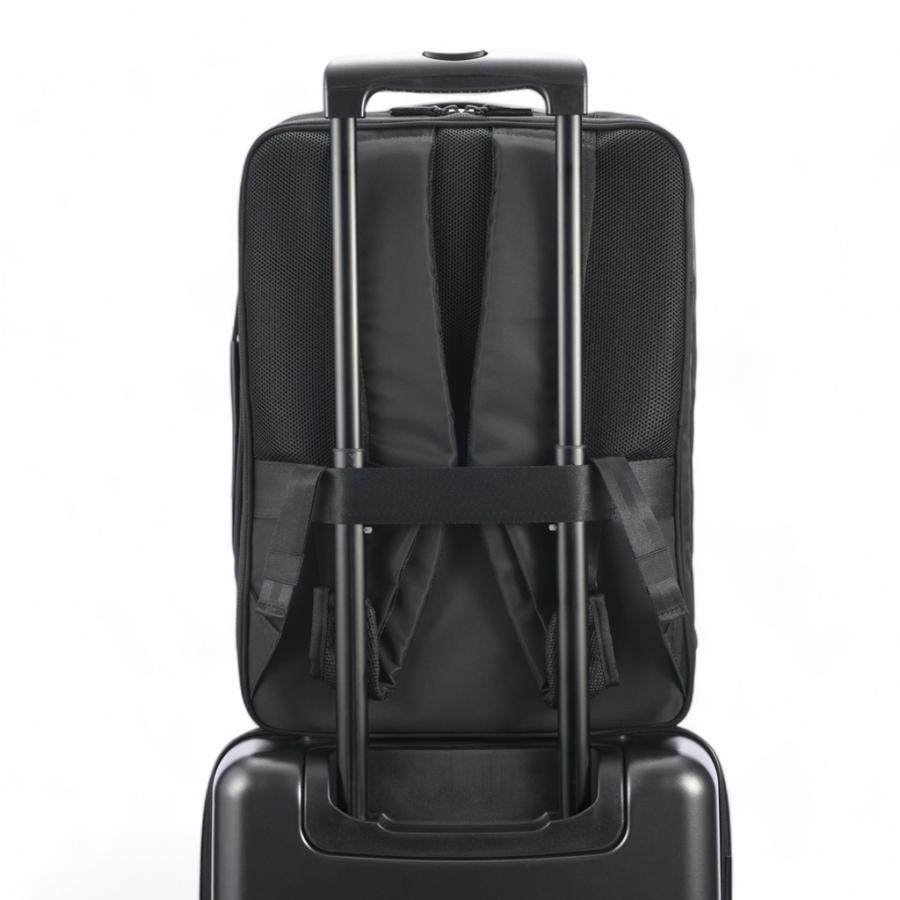 美品♪ace.エースGENEジーン ガジェタブル A4リュック ランバス2 黒 ace. GENE LABEL ビジネス リュックサック エース ジーン ace