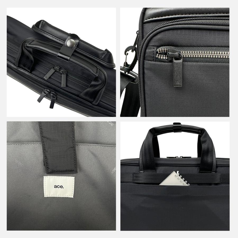 ace. GENE LABEL エースジーン フレックスライトD 2WAY ブリーフケース