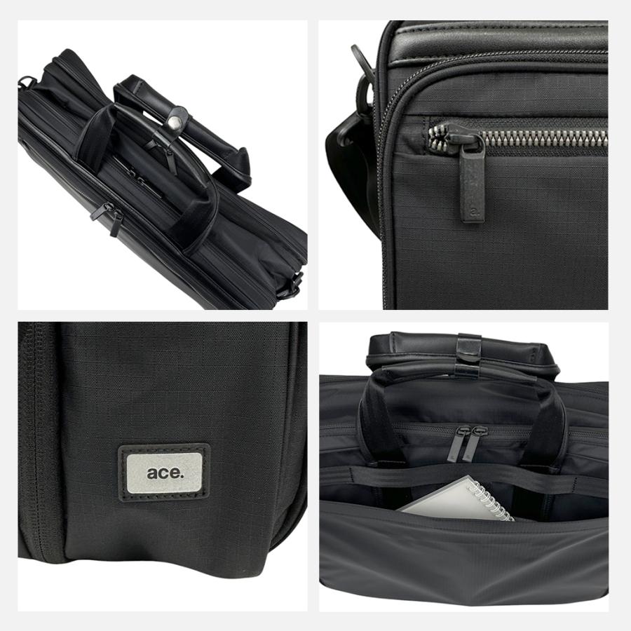 ace. GENE LABEL エースジーン フレックスライトD 2WAY ブリーフケース