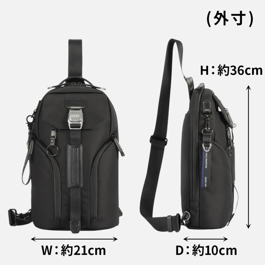 ZERO HALLIBURTON（ゼロハリバートン） ZLM ボディバッグ ZERO HALLIBURTON ZLM Large Sling ...