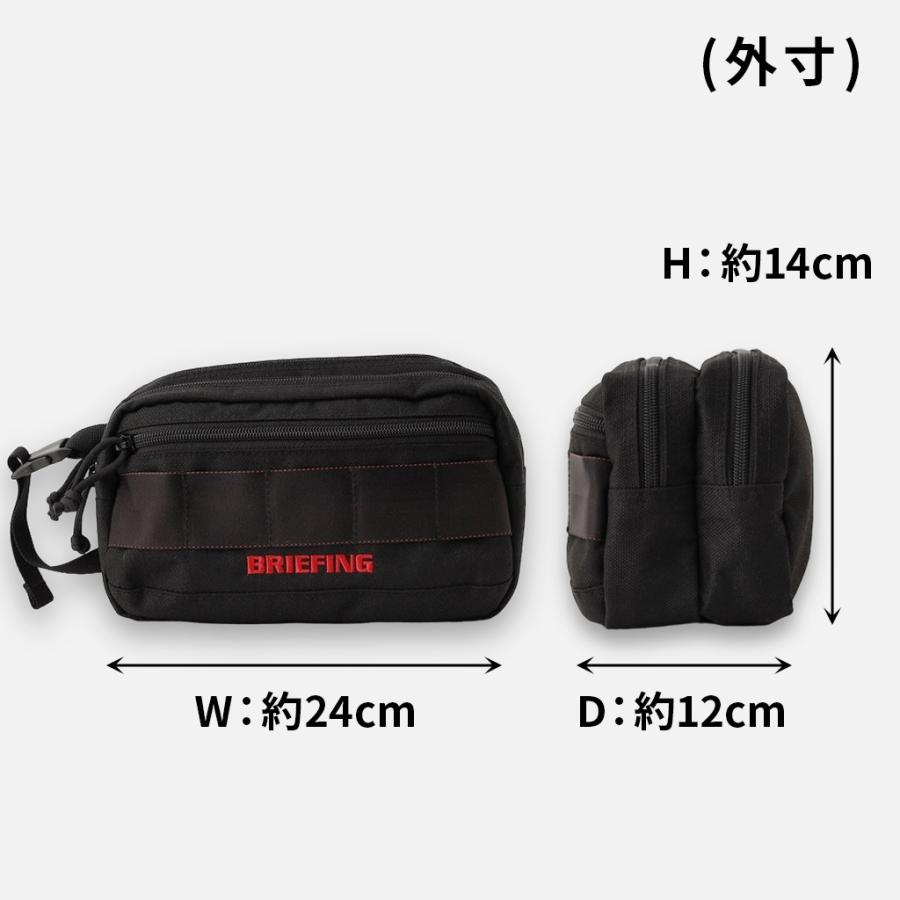 BRIEFING GOLF ブリーフィング ゴルフ ダブルジップポーチ