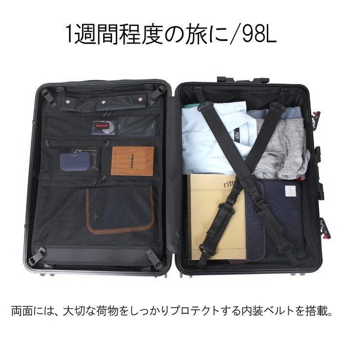 ブリーフィング スーツケース H-98 HD メンズ 春 BRA191C05 BRIEFING キャリーケース 98L 1週間以上 4輪 旅行 トラベル 大容量 フレームタイプ TSAロッ｜bag-net-2｜04