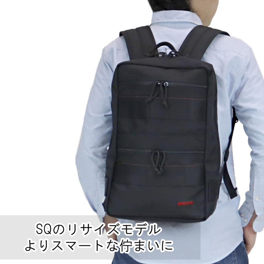 ブリーフィング MADE IN USA リュックサック SQ PACK SL メンズ アメリカ製 BRA221P01 BRIEFING ビジネスバッグ 通勤 B4サイズ コンパクト ブランド