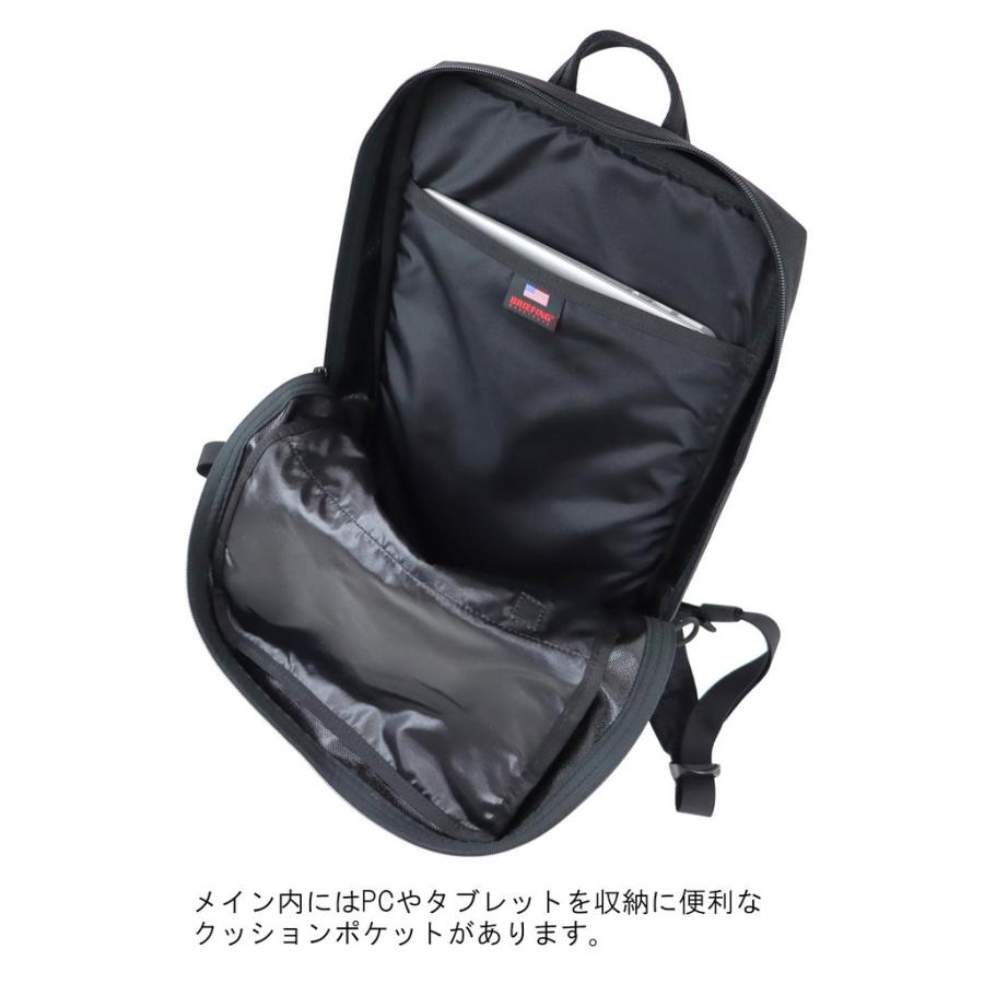 ブリーフィング MADE IN USA リュックサック SQ PACK SL メンズ アメリカ製 BRA221P01 BRIEFING ビジネスバッグ 通勤 B4サイズ コンパクト ブランド
