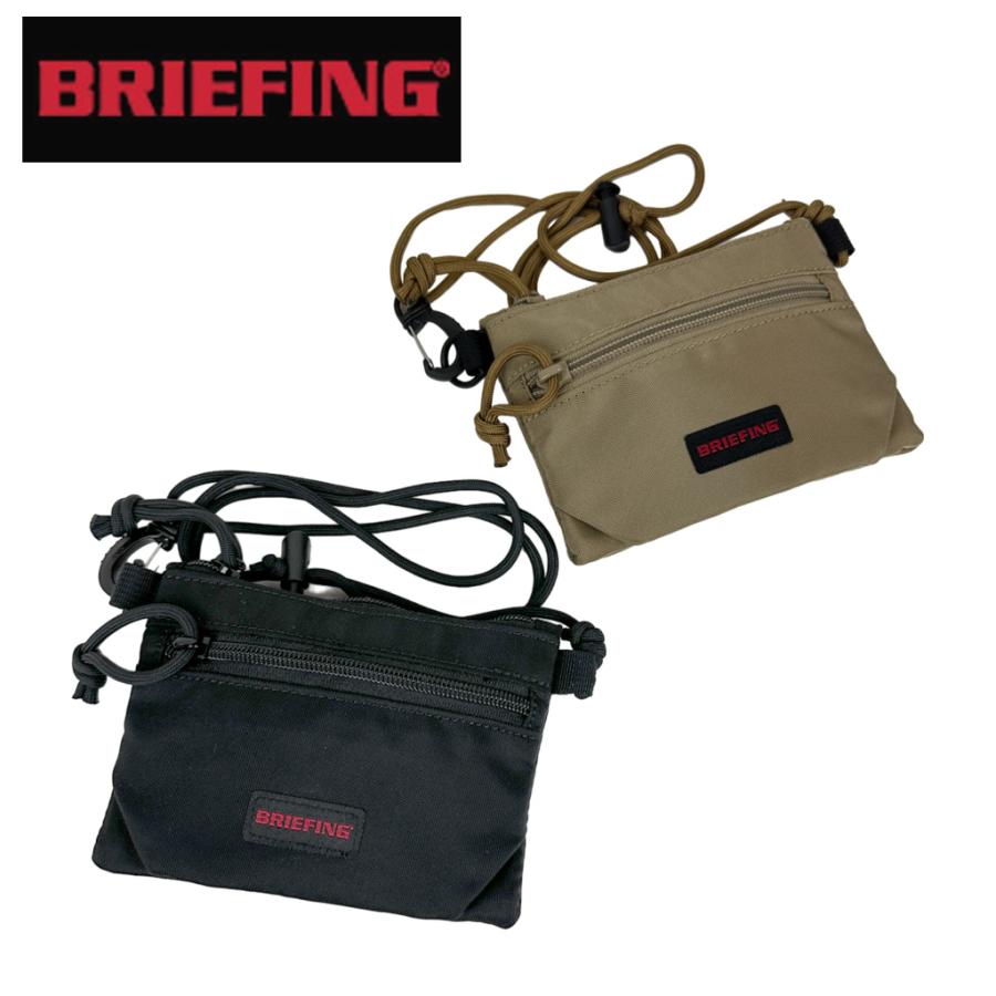 未使用級　BRIEFING ブリーフィング　デカロゴ　バッグロゴ　ウール　薄手 BRIEFING（ブリーフィング） ジャンプ 財布 ウォレット BRA241A26