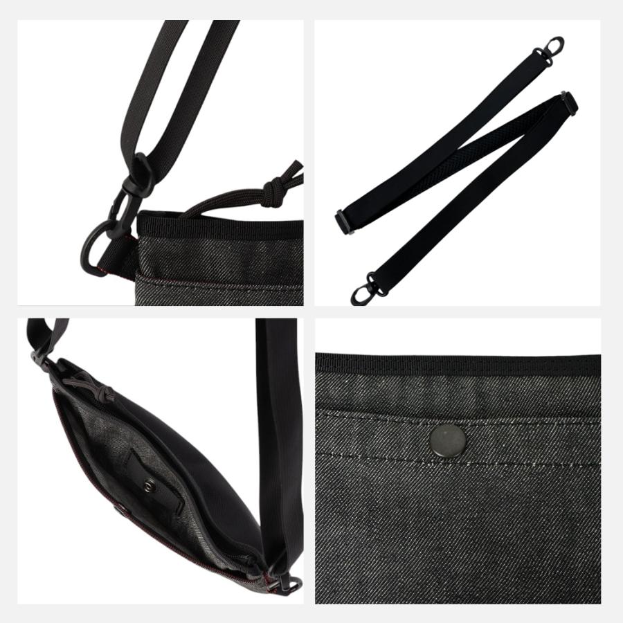 BRIEFING（ブリーフィング） ブラックデニム サコッシュ BRIEFING WORK