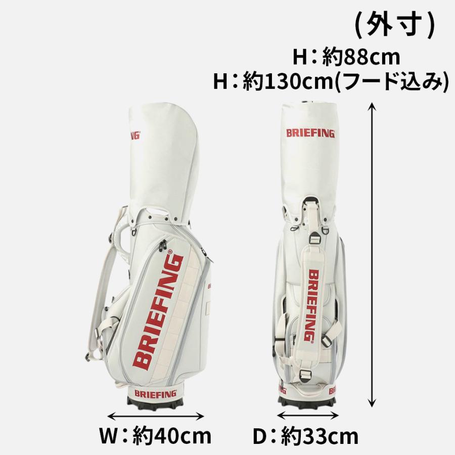ぶりーふぃんぐーBRIEFING ホワイト キャディバッグ(中古) ぶりーふぃんぐーBRIEFING ホワイト キャディバッグ(中古) BRIEFING