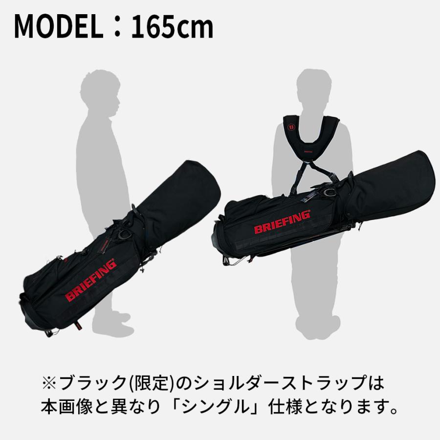 BRIEFING ブラック キャディバッグ CR-7#03 Amazon | CR-7 #03 メンズ キャディバッグ BRG243D01 2024 (023