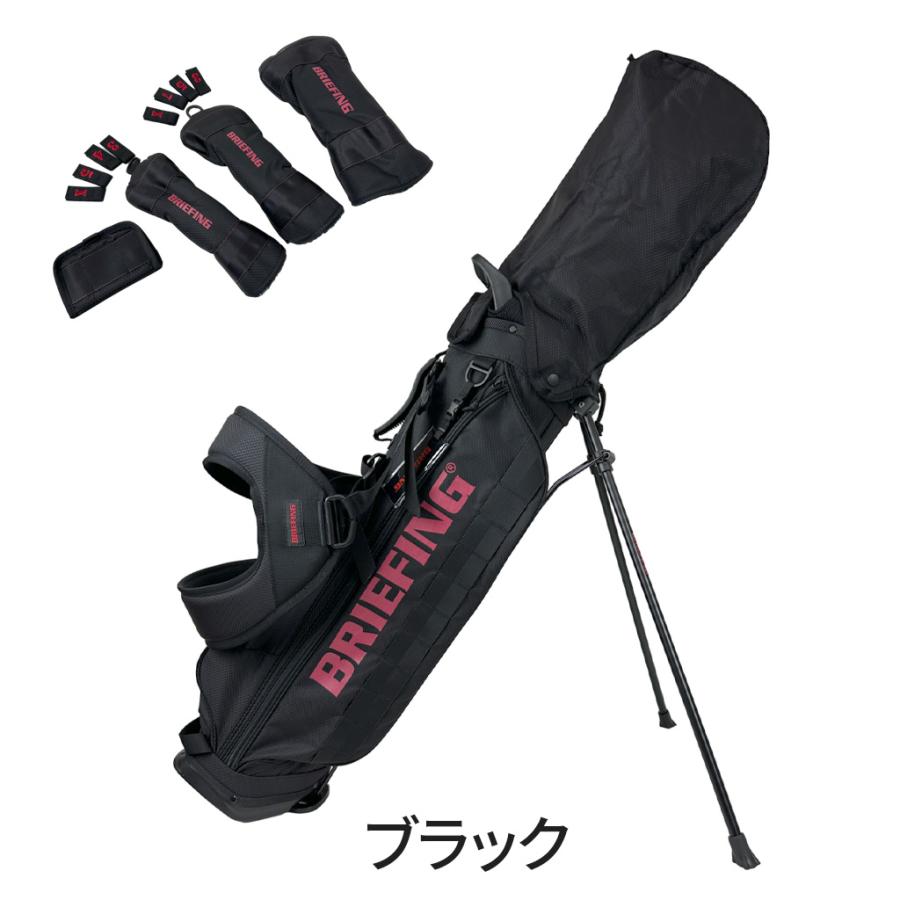 BRIEFINGブリーフィング　キャディバッグ CR-4  ヘッドカバーセット BRIEFING GOLF 【ノベルティ特典】 ブリーフィング ゴルフ