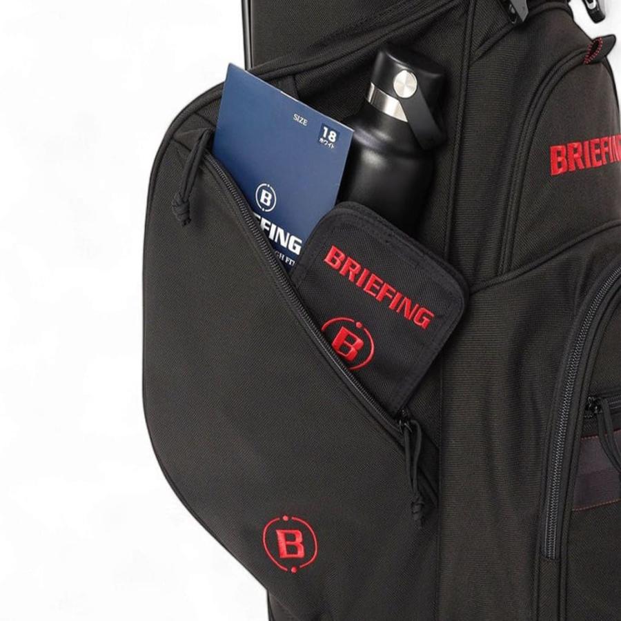 ブリーフィング BRIEFING キャディバッグ CR-3 #04　ブラック CADDIE BAG GUIDE