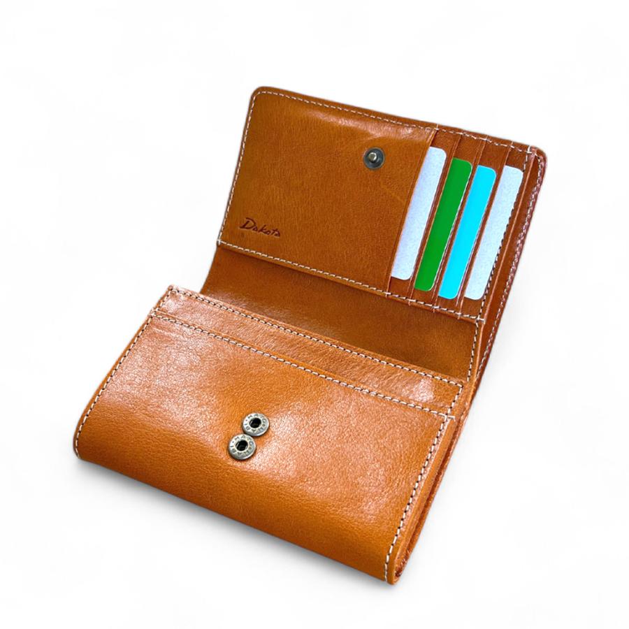 新品Dakotaダコタお洒落なイタリア製牛革財布