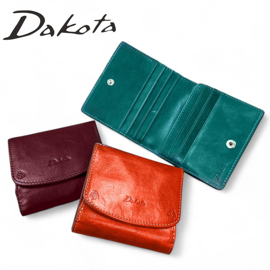 Dakota ダコタ Bambina バンビーナ WALLET 財布 2つ折り財布 レディース 女性 大人 おしゃれ かわいい 小さい イタリア製牛革 レザー ブランド 0030833 Dakota（ダコタ） Bambina バンビーナ WALLET 財布 2つ折り財布