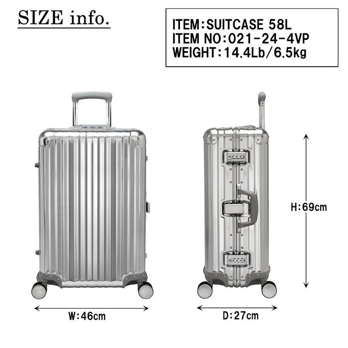リカルド エルロン スーツケース 58L TSAロック アルミボディ リカルド エルロン スーツケース 58L TSAロック アルミボディ