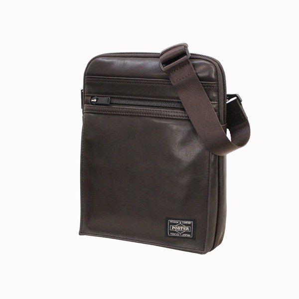✨美品✨PORTER AMAZE ショルダーバッグ ブラウン レザー ロゴ PORTER ポーター アメイズ ショルダーバッグ 022-03794 吉田