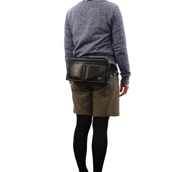新品 ポーターPORTER レザー ウエストポーチ ボディバッグ アメイズ PORTER ポーター アメイズ ウエストバッグ 022-03795 吉田カバン