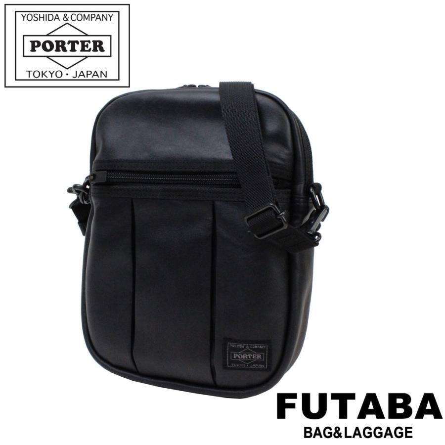 ポーター アルーフ ショルダーバッグ(L) 023-01080 ショルダーバッグ 吉田カバン PORTER ALOOF SHOULDER BAG(L) 斜めがけバッグ 本革 軽量 メンズ PORTER ポーター アルーフ ショルダーバッグ(L) 023-01080 吉田カバン