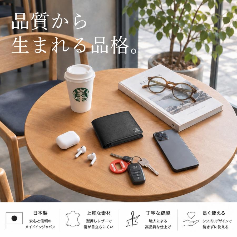 PORTER ポーター カレント ウォレット 052-02204 10 ブラック 吉田