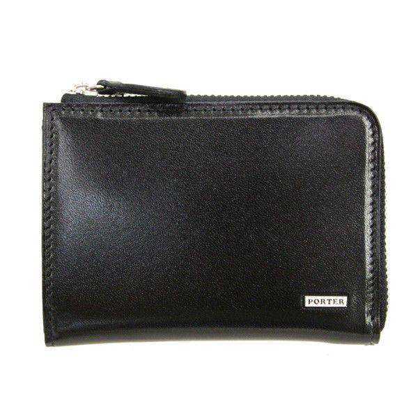 青空白球【新品．未使用】PORTER コインケース 黒 パスケース付き WISE（PORTER） ポーター ワイズ コイン ＆ パスケース 341