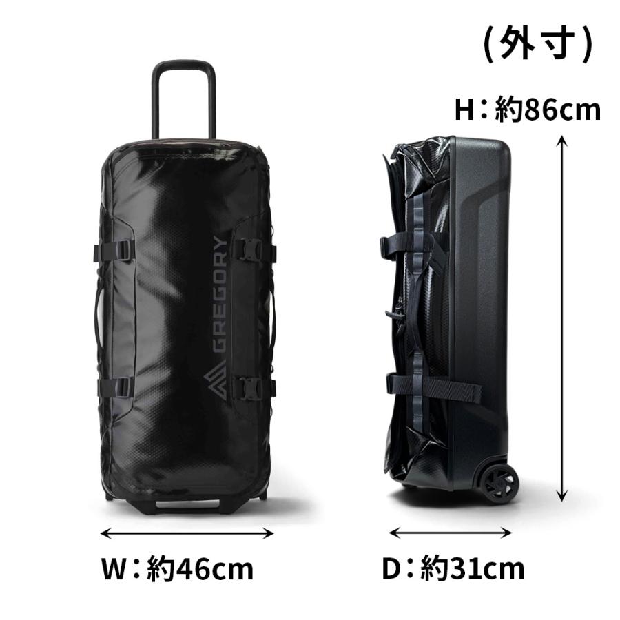 グレゴリー アドベンチャートラベル スーツケース GREGORY ADVENTURE TRAVEL DIVIDE ROLLERS アルパカウィールダッフル100 アウトドア 旅行 おしゃれ 155037の画像