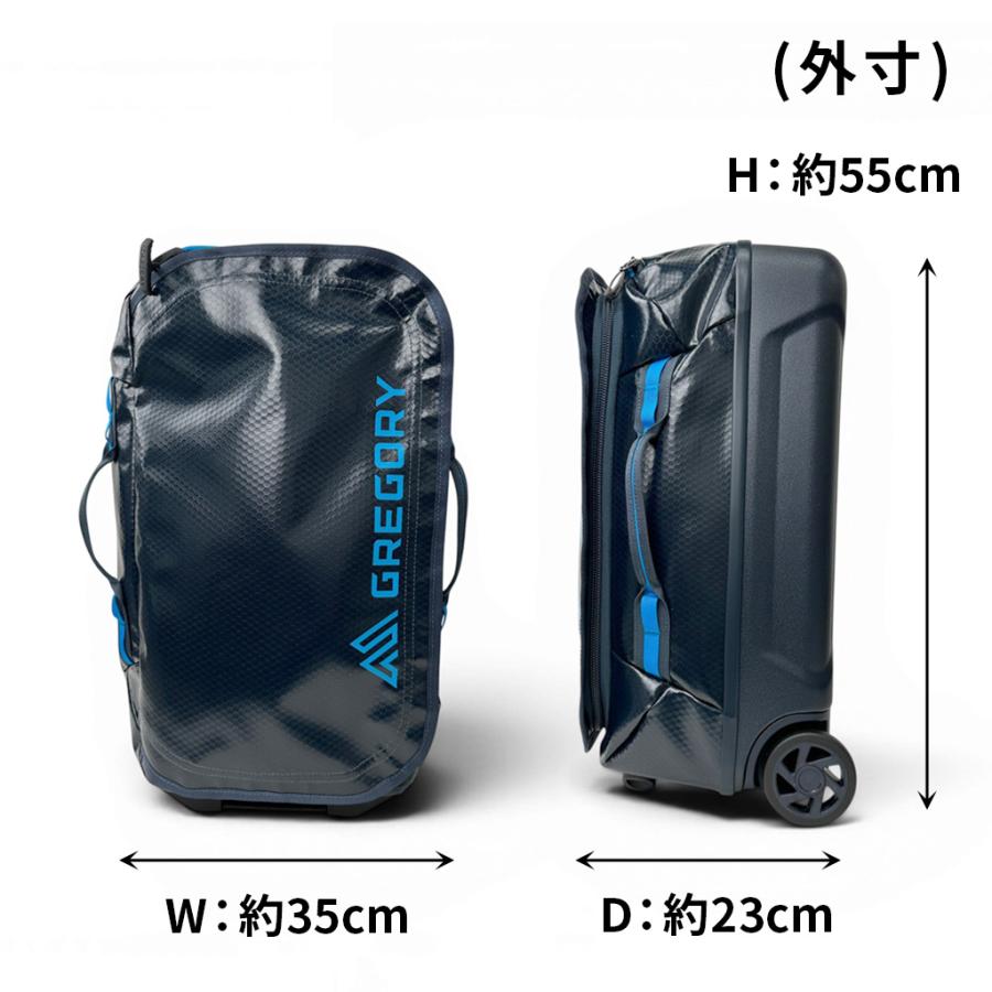 グレゴリー アドベンチャートラベル スーツケース GREGORY ADVENTURE TRAVEL DIVIDE ROLLERS アルパカウィールダッフル40 アウトドア 旅行 おしゃれ 155038の画像