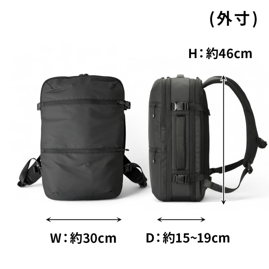 ace. GENE LABEL エースジーン スペースオプト 真空圧縮リュック