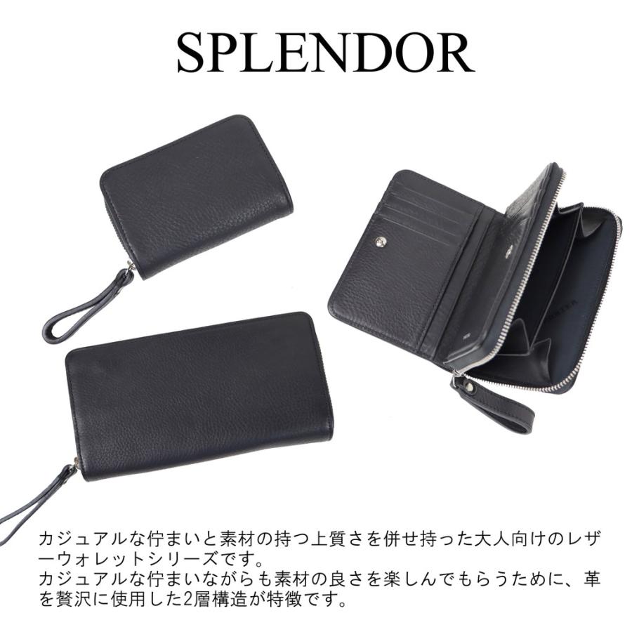 ポーター スプレンダー ウォレット 261-03894 10 ブラック SPLENDOR WALLET PORTER 二つ折り財布 吉田カバン レザー ギフト プレゼント シンプル｜bag-net｜03