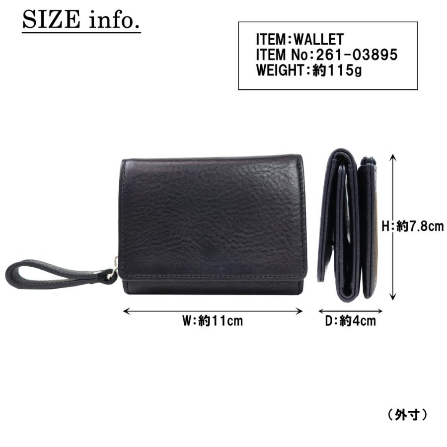 ポーター スプレンダー ウォレット 261-03895 10 ブラック SPLENDOR WALLET PORTER 三つ折り財布 吉田カバン レザー ギフト プレゼント シンプル｜bag-net｜09