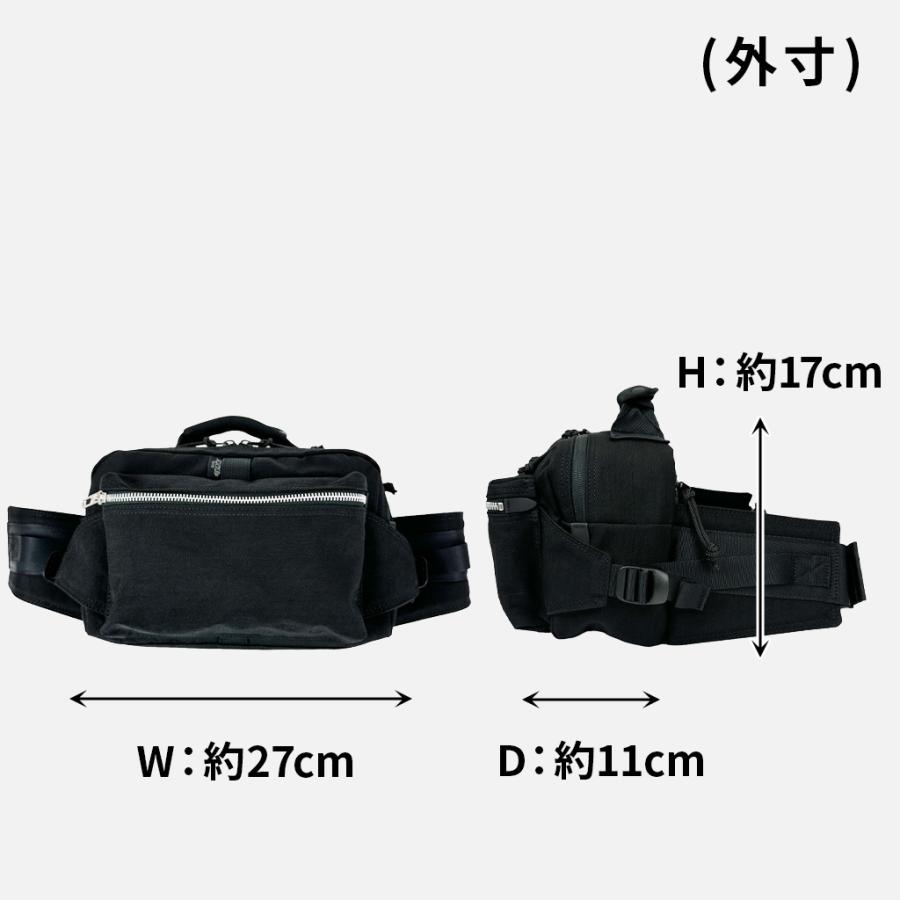 PORTER ポーター ウィロー ウエストバッグ 500-17524 10 ブラック 吉田