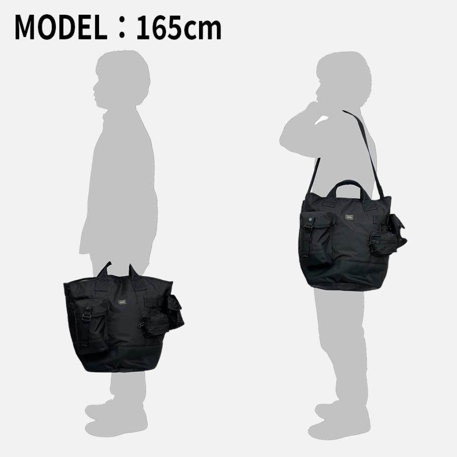 ポーター オール トートバッグ 502-05959 10 ブラック PORTER 吉田カバン 2WAY BUCKET TOTE with POUCHES ショルダーバッグ ALL 日本製 B4サイズ 大きめ｜bag-net｜14