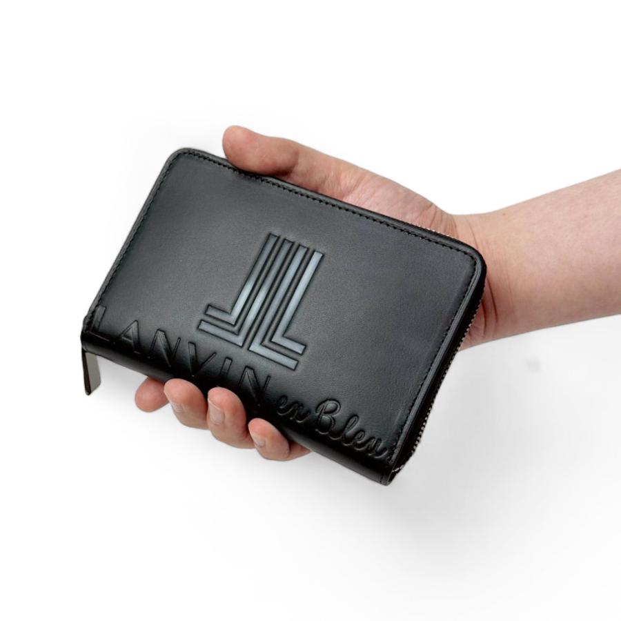 LANVIN en Bleu ランバンオンブルー スウィッシュ 二つ折り財布