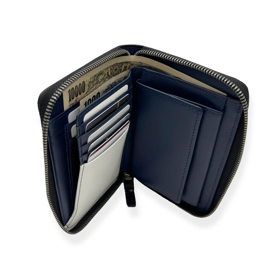 LANVIN en Bleu ランバンオンブルー 二つ折り財布 ウォレット 546604