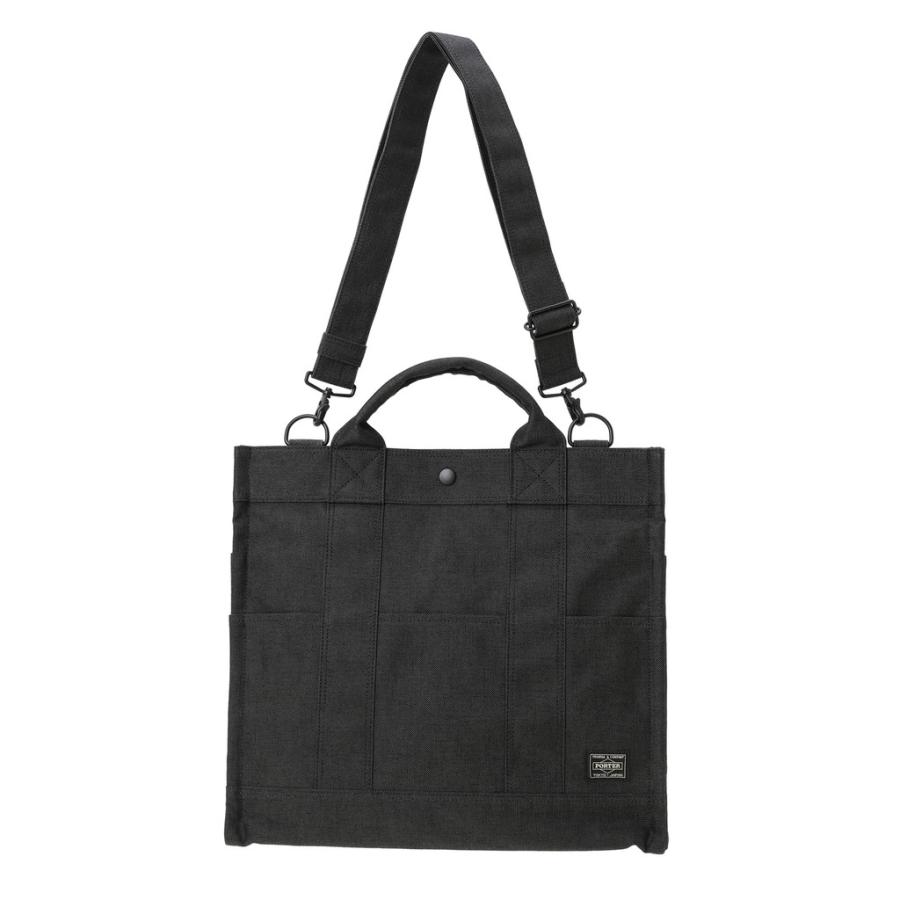 PORTER スモーキートートバッグL PORTER ポーター スモーキー 2WAYトートバッグ 592-27627 10 ブラック