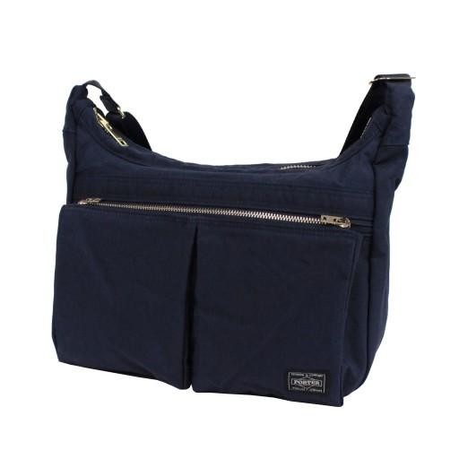 [未使用級] PORTER　ドラフト　ショルダーバッグ　ネイビー PORTER ポーター ドラフト ショルダーバッグ(S) 656-05218 吉田カバン