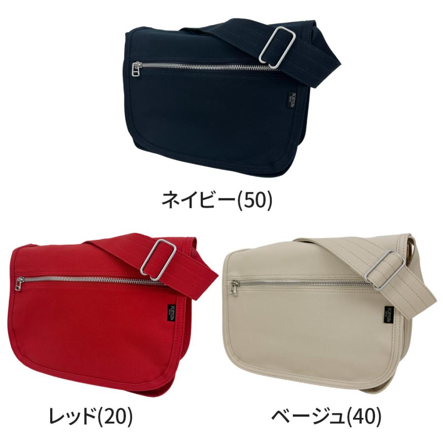 新品未使用 ネイビー 本革 ショルダーバッグ ボディバッグ PORTER ポーター ネイキッド ショルダーバッグ(L) 667-19471 50