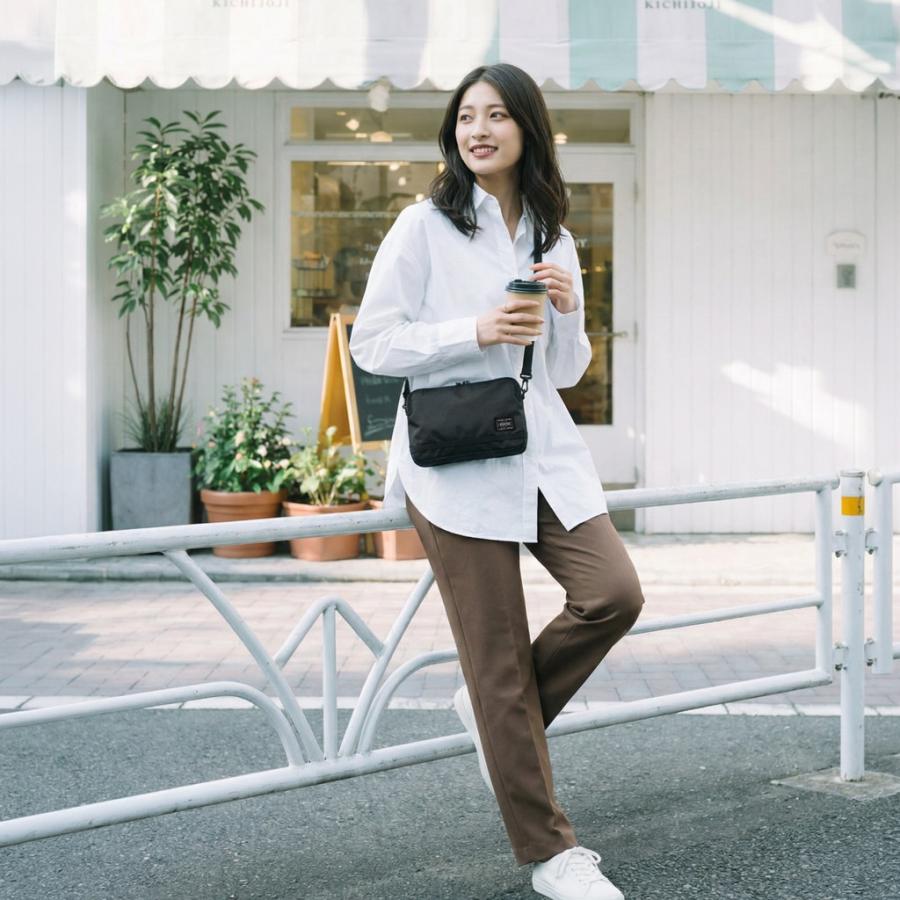 ポーター フラッシュ ショルダーバッグ 689-05940 PORTER 吉田カバン FLASH メンズ レディース ショルダーポーチ 軽量 斜めがけ 日本製 B6サイズ 2層 撥水 大人 | PORTER | 13