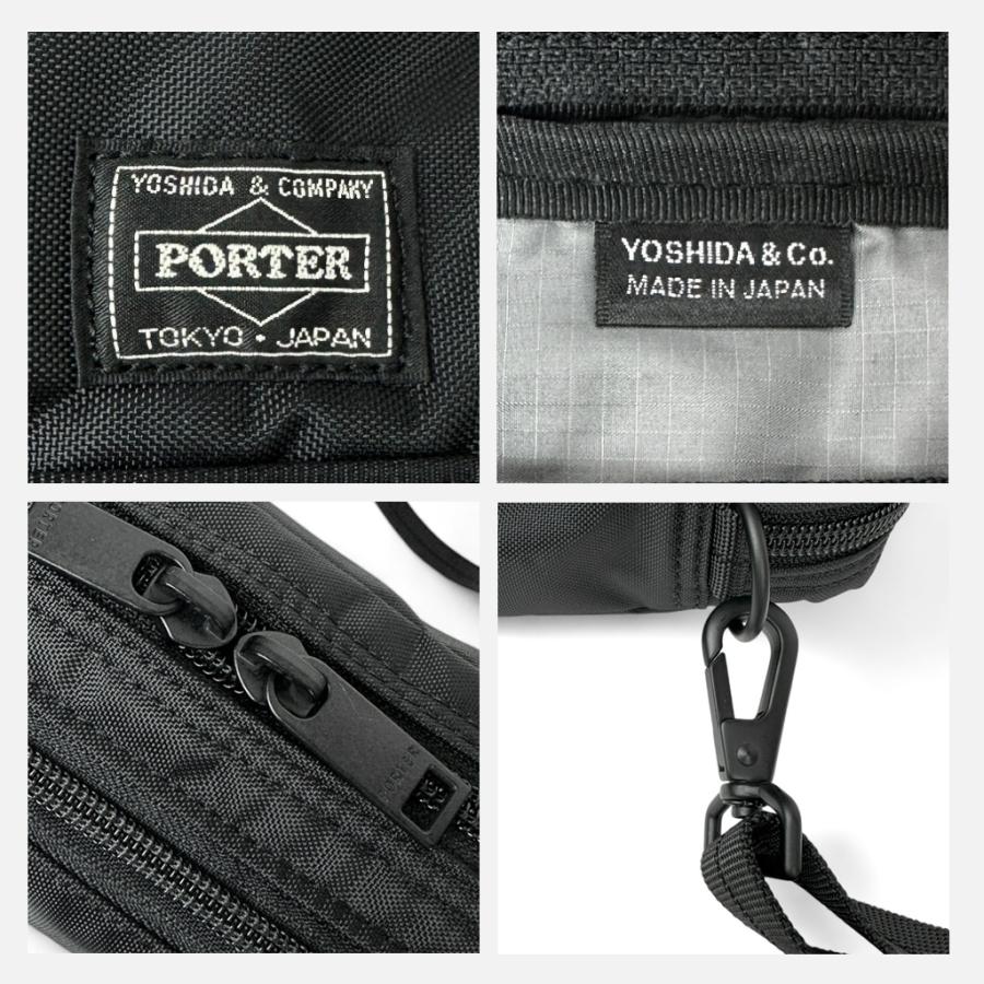ポーター フラッシュ ショルダーバッグ 689-05940 PORTER 吉田カバン FLASH メンズ レディース ショルダーポーチ 軽量 斜めがけ 日本製 B6サイズ 2層 撥水 大人 | PORTER | 10