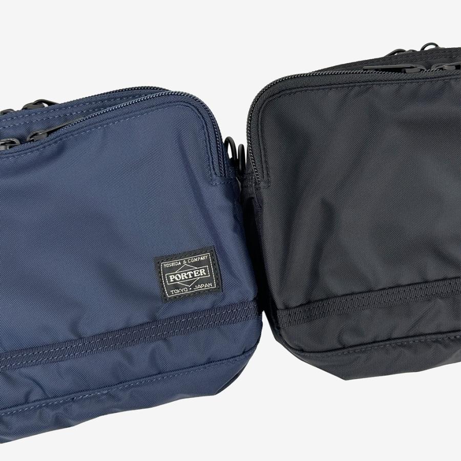 ポーター フラッシュ ショルダーバッグ 689-05940 PORTER 吉田カバン FLASH メンズ レディース ショルダーポーチ 軽量 斜めがけ 日本製 B6サイズ 2層 撥水 大人 | PORTER | 09