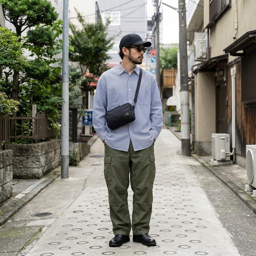 ポーター フラッシュ ショルダーバッグ 689-05940 PORTER 吉田カバン FLASH メンズ レディース ショルダーポーチ 軽量 斜めがけ 日本製 B6サイズ 2層 撥水 大人 | PORTER | 11